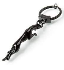 Genuine JAGUAR Leaper Keyring in Gun Metal - JDKR912GMA - Premium Car Keychain for Jaguar Enthusiasts & Luxury Car Owners