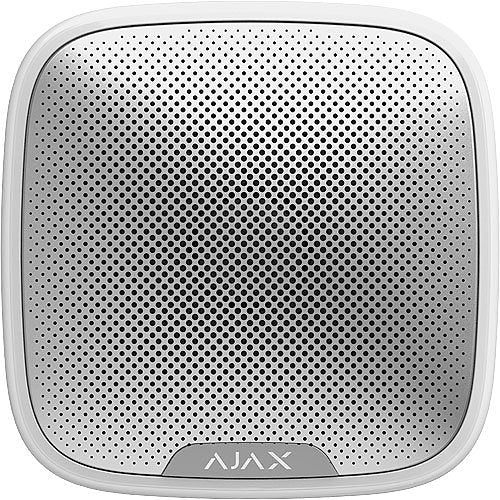 Best AJAX 42845.07.WH3 Wireless Outdoor Security Siren Alarm System - Weatherproof White for Home & Business Protection - Ideal for Backyard, Garage & Perimeter Security