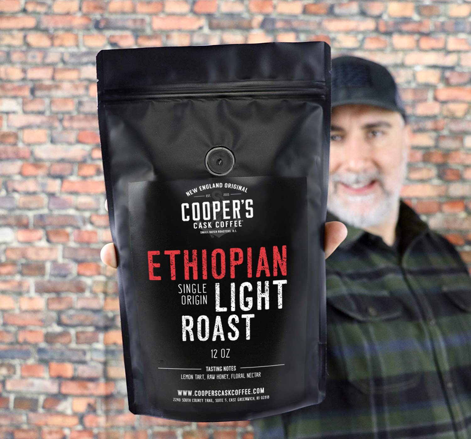 Ethiopian Light Roast Ground Coffee - Single Origin, Bold & Aromatic for Home Brewing