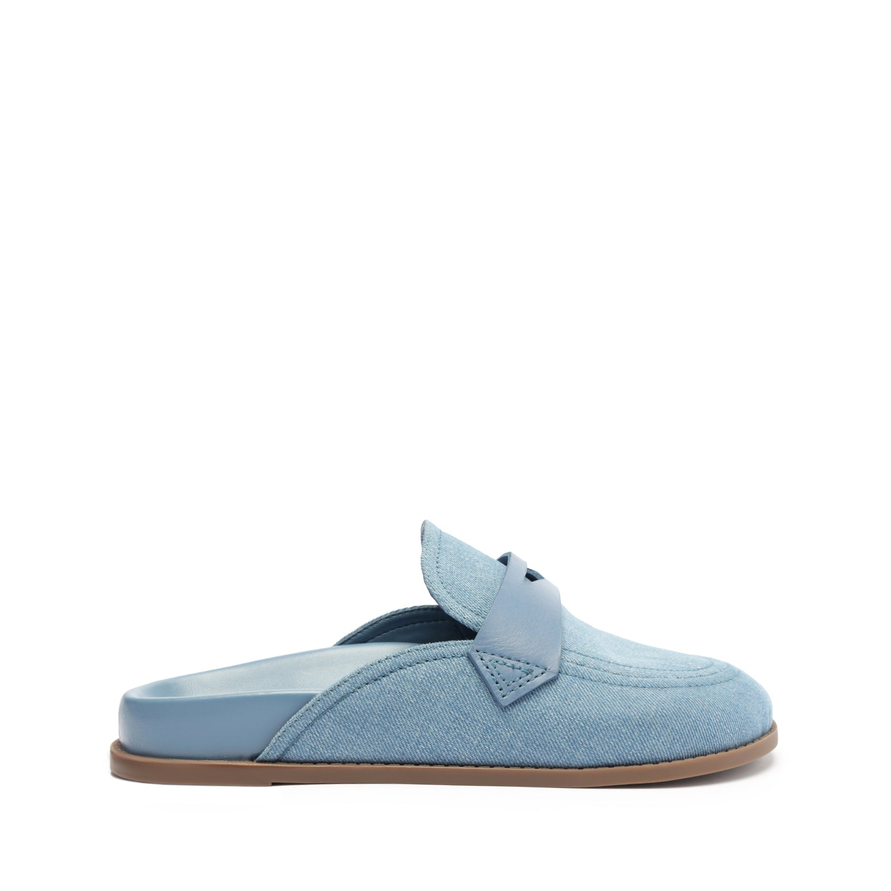 Ava Women's Denim Flats with Low Heel - Comfortable Casual Shoes for Everyday Wear, Office, and Walking | Style S24, S2120600160003