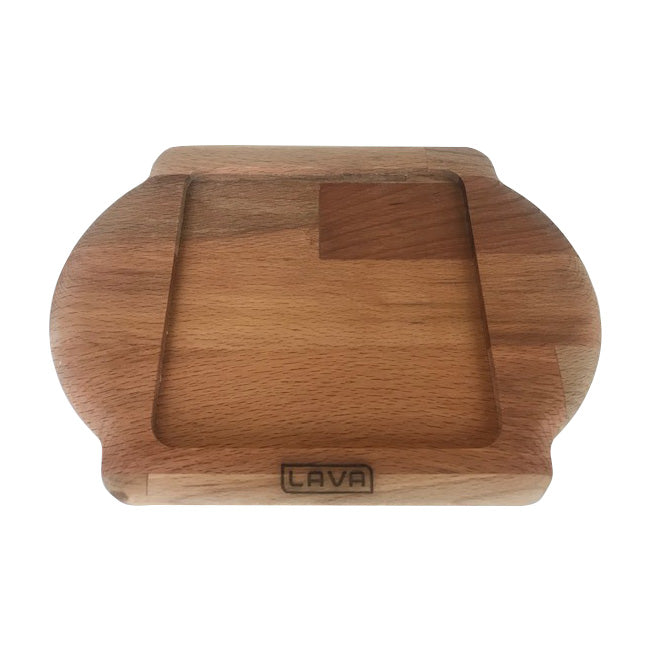 Arcata 080720 Square Dish Wood Underliner - 8.5 x 6 Inches - Natural Wood Plate for Cheese, Charcuterie & Desserts - Perfect for Dinner Parties, Weddings & Home Decor