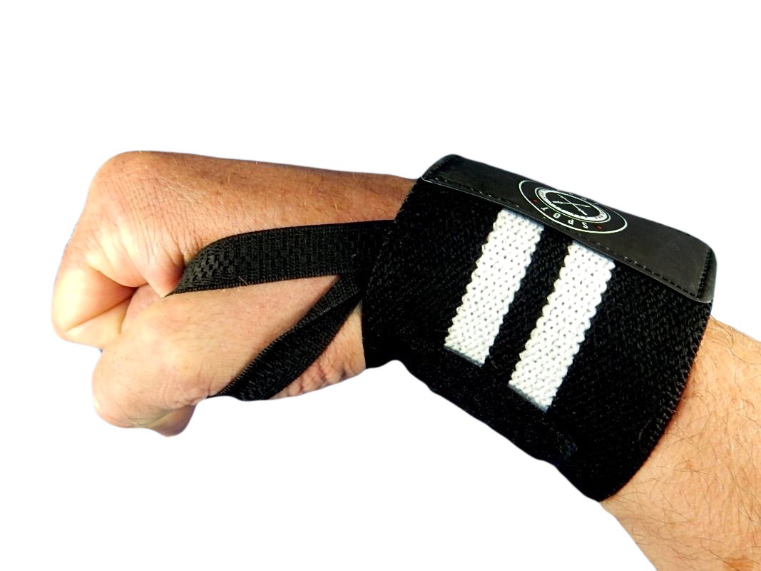 Professional Weight Lifting Wrist Wraps - Powerlifting & Bodybuilding Support for Weight Training - Ideal for Gym, CrossFit & Strength Workouts - Spot Lion Fitness