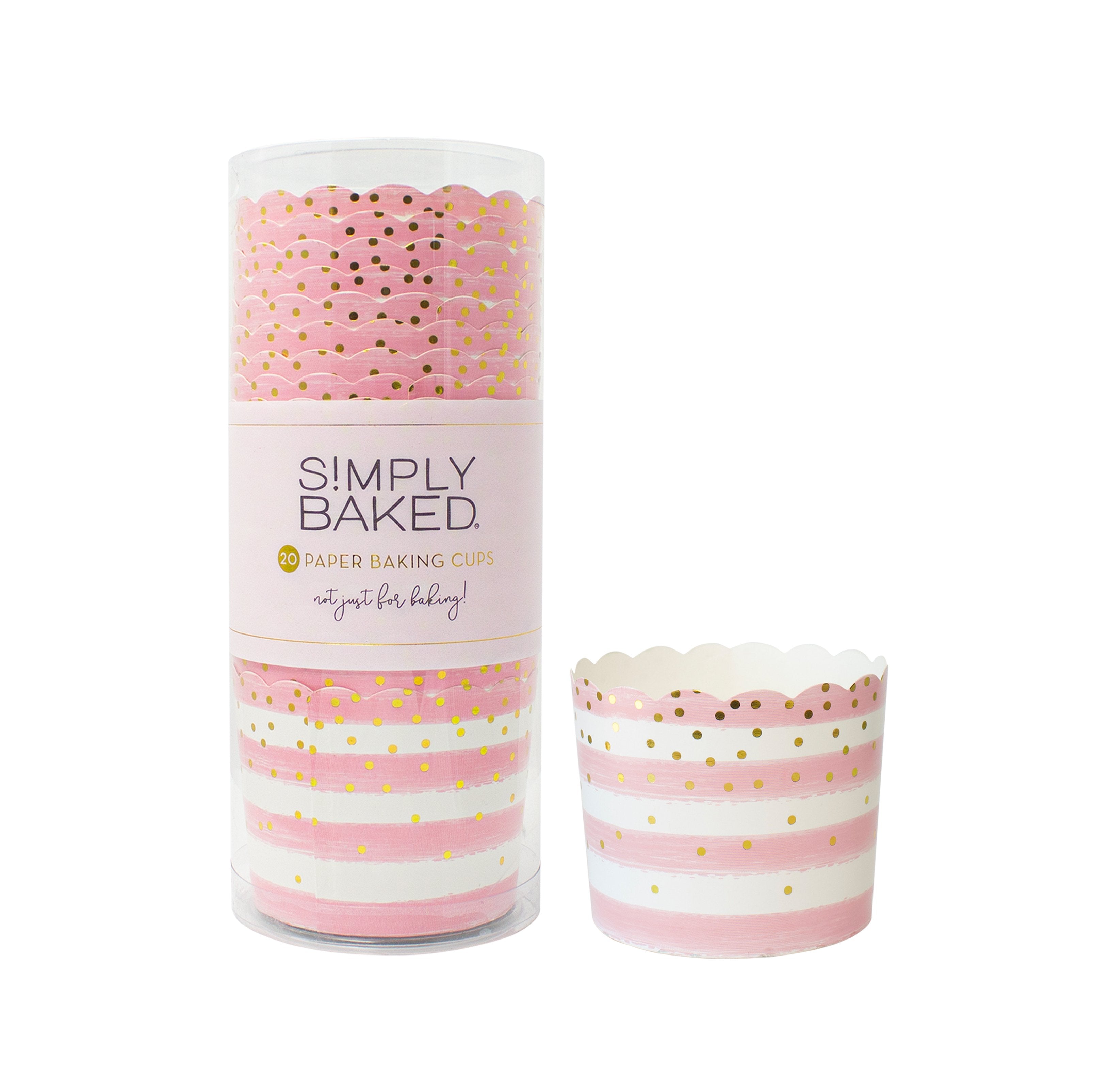 Colorful Confetti Large Paper Baking Cups - 20 Count | Perfect for Cupcakes, Muffins & Party Desserts
