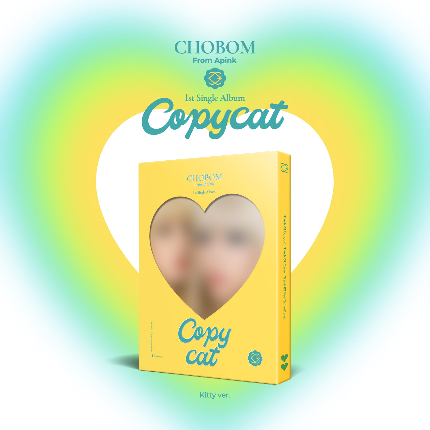 APINK CHOBOM 1ST SINGLE ALBUM 'COPYCAT' K-POP CD + Official Poster - Perfect for K-Pop Fans Collection & Room Decor