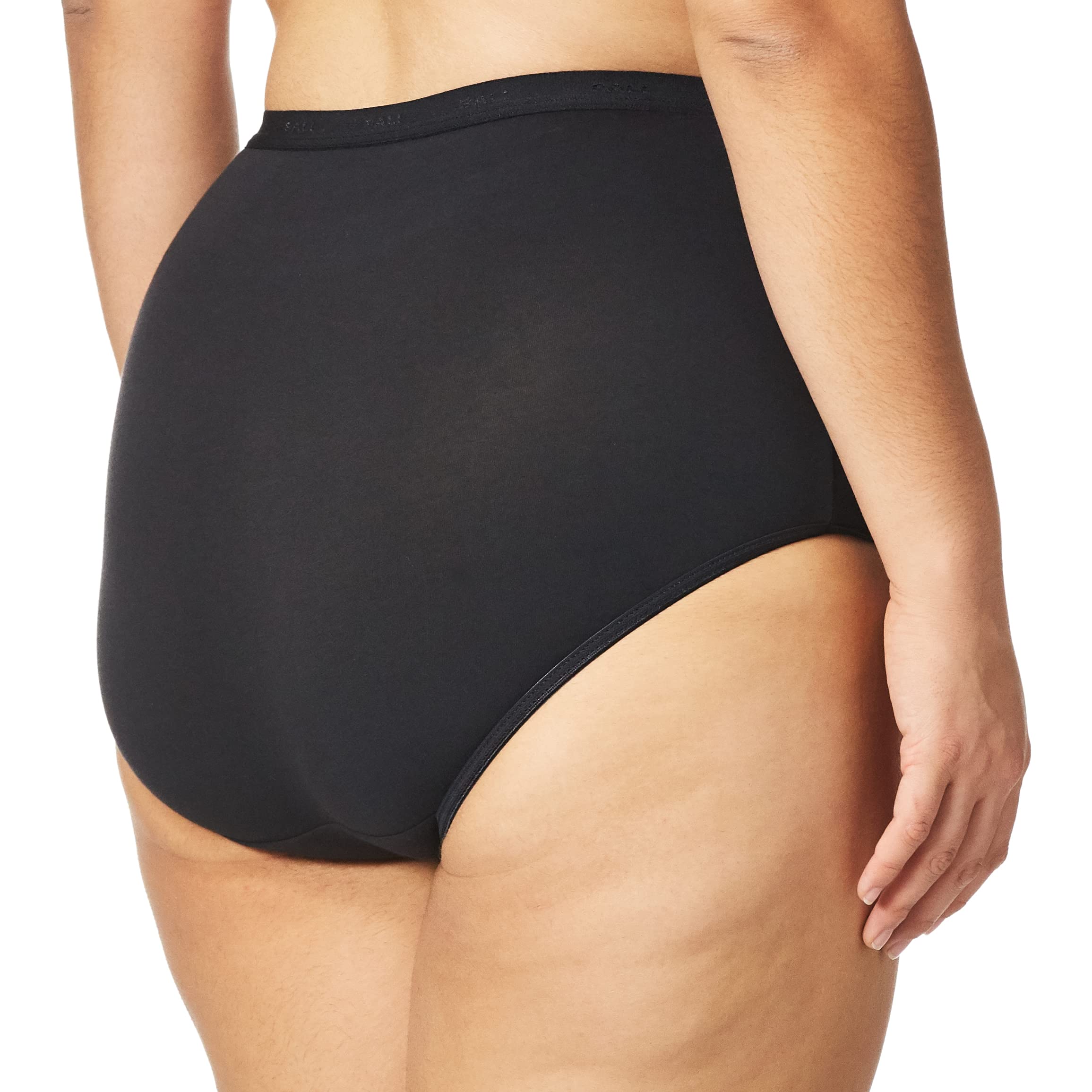 Bali Women's Cotton Cut-Fit Stretch Brief Underwear - Full Coverage Comfort Panties for Everyday Wear, Workout & Lounge