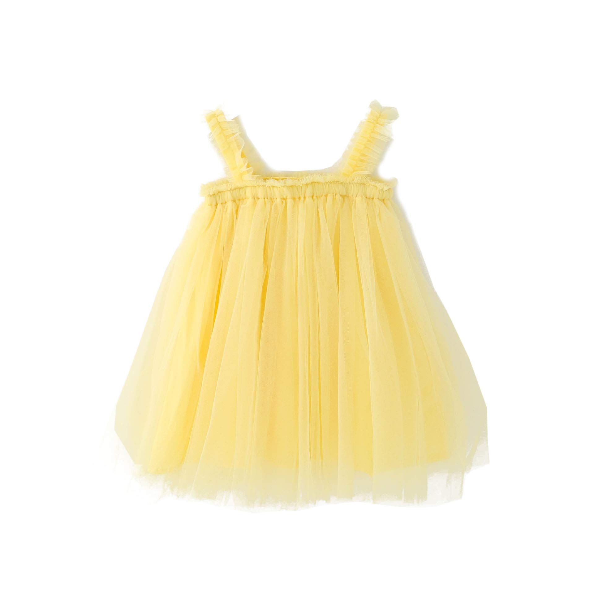 DCUTERQ Infant Baby Girls Sleeveless Tutu Dress - Toddler Princess Tulle Gown for Wedding, Birthday Party & Photo Shoots - Soft & Comfortable Sundress Outfits for Special Occasions