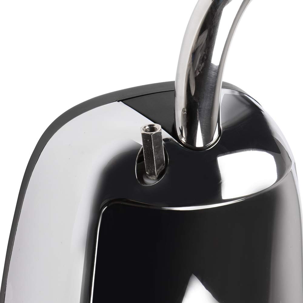 CCiyu Chrome Towing Mirror - Wide Angle Passenger Side Mirror for 1997-2010 International 9200/9400i/9900i Trucks - Power Heated, Manual Adjust, Support Arm - Perfect for Long Haul Trucking & Heavy Duty Towing