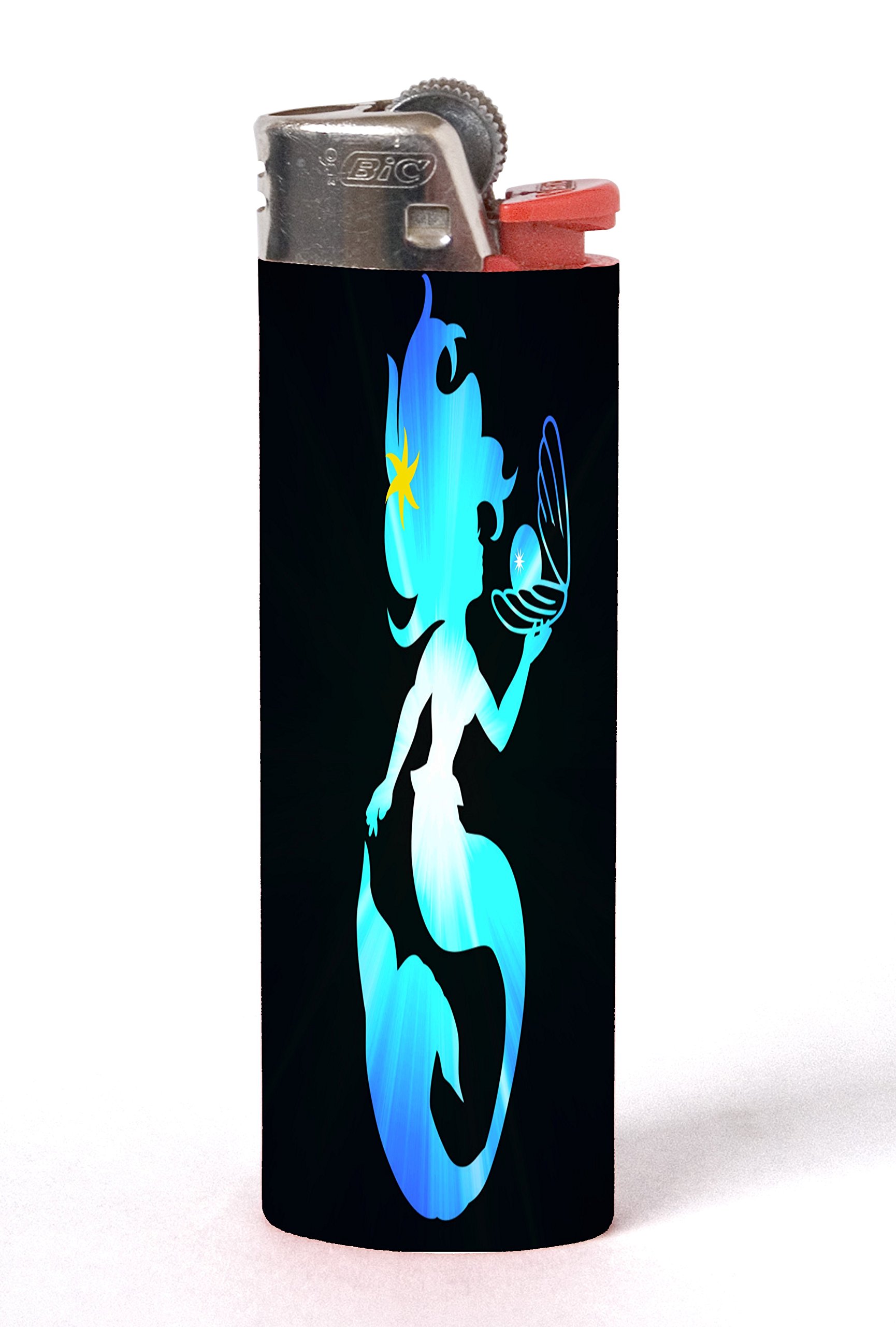 Trendy Mermaid Pearl Vinyl Decals - 2 Pack for Bic Lighters & DIY Crafts