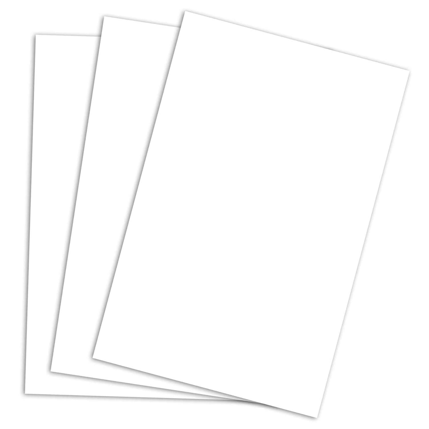 Premium White Card Stock Paper | 11 x 17 Inch Smooth Heavyweight Cardstock (80lb/214gsm) | 50 Sheets per Pack | Perfect for Invitations, Business Cards, Scrapbooking & DIY Crafts
