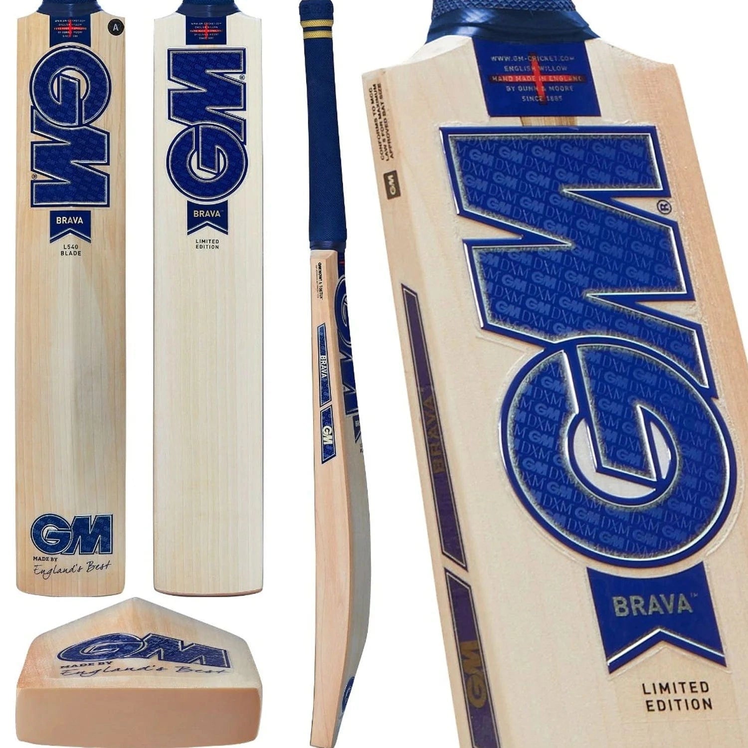 GM Brava DXM Signature Adult Cricket Bat - Premium Performance for Competitive Matches & Training - Perfect for Club, League, and Recreational Play