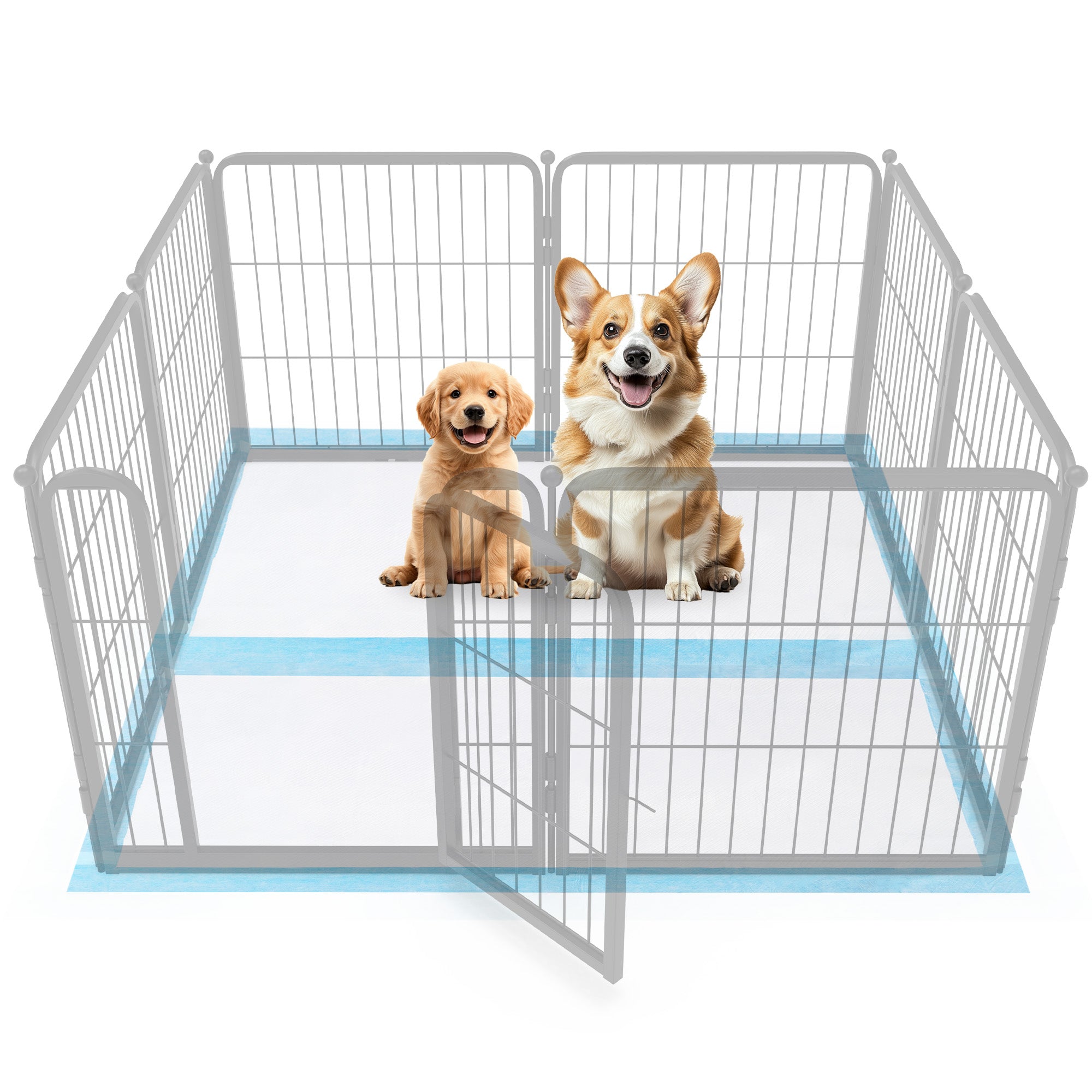 Extra Large Disposable Puppy Pads for Potty Training, Whelping & Housebreaking - Super Absorbent Dog Pee Pads for Puppies, Senior Dogs & Indoor Use (Perfect for Crate Training, Kennels & Pet Carriers)
