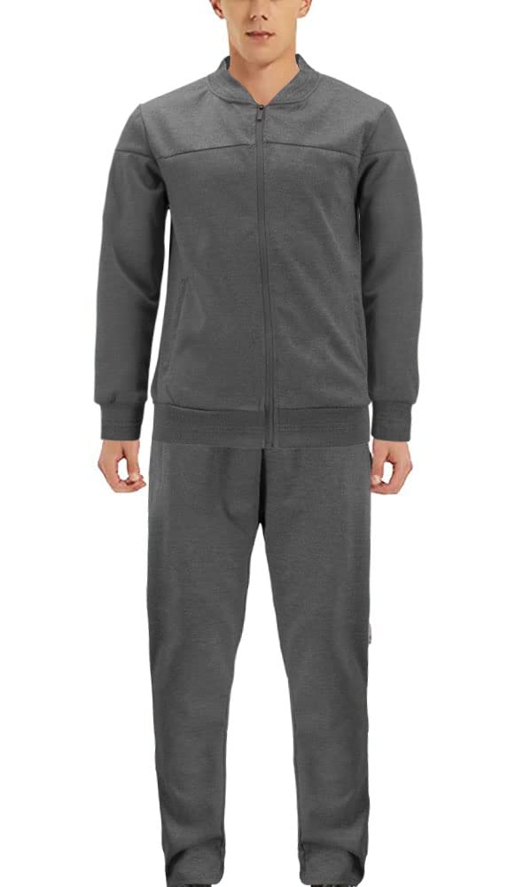 Men's 2-Piece Workout Tracksuit Set - Breathable Gym Running Jogging Sports Outfit for Fitness & Training | Perfect for Gym, Outdoor Exercise & Casual Wear