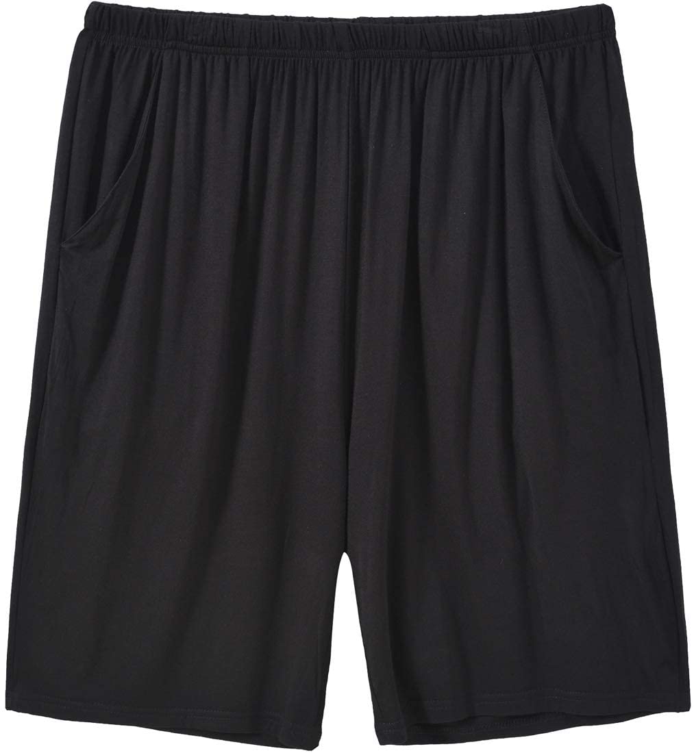 JINSHI Men's Lounge Shorts - Ultra Soft Modal Sleepwear Pajama Shorts with Pockets for Nightwear & Home Relaxation | Perfect for Sleeping, Lounging, and Summer Comfort