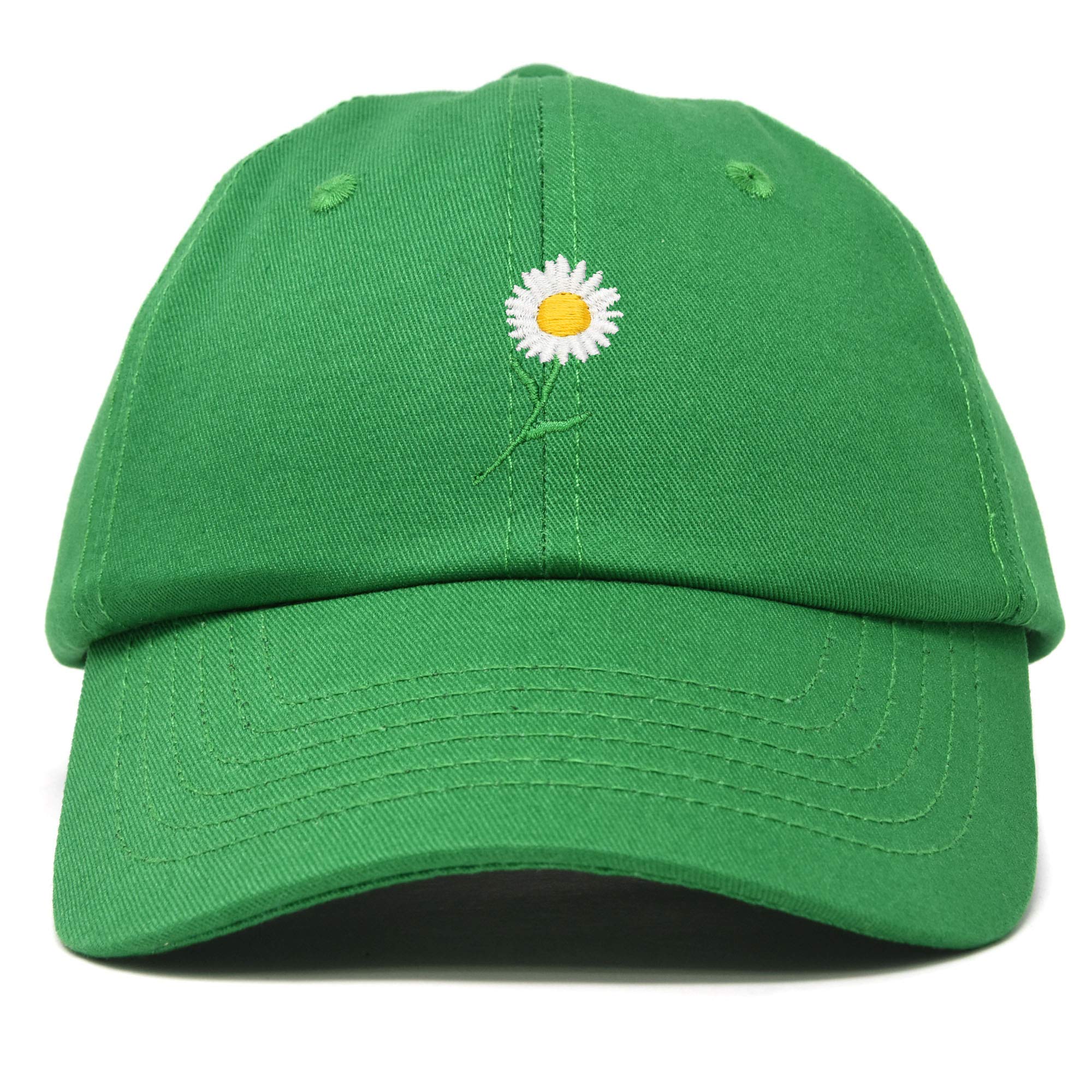 DALIX Women's Floral Baseball Cap - Daisy Flower Hat for Women, Fashion Sun Hat for Outdoor, Beach, Gardening, and Summer Activities