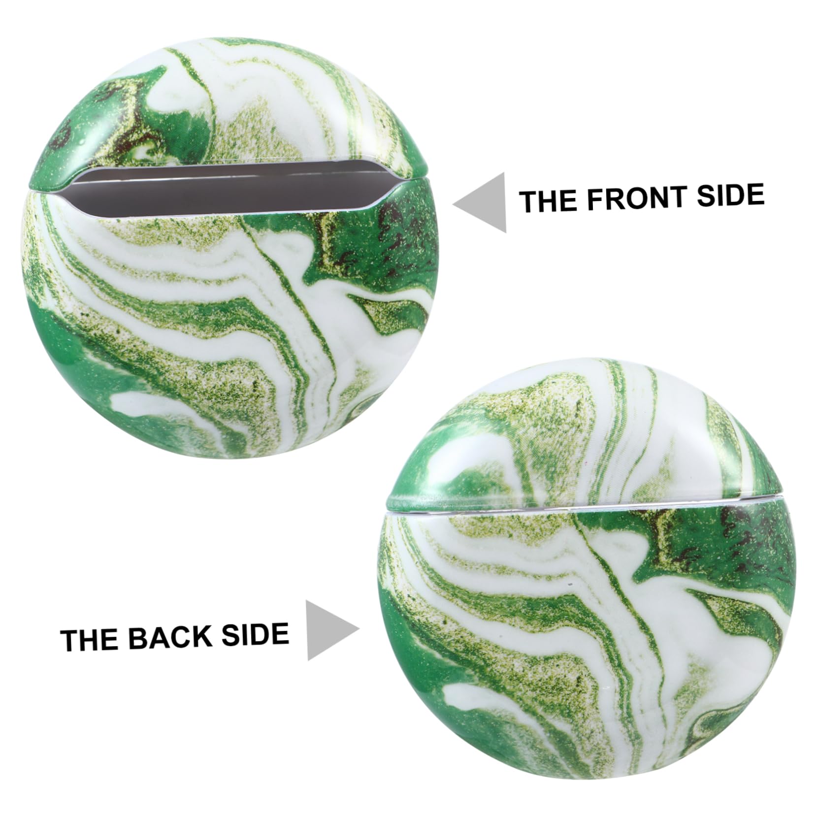 Homoyoyo Marble Earphone Cover - 1pc Stylish Protective Case for AirPods, Earbuds & Headphones | Marble Pattern Stud Box Pouch | Perfect for Travel, Gym & Daily Use