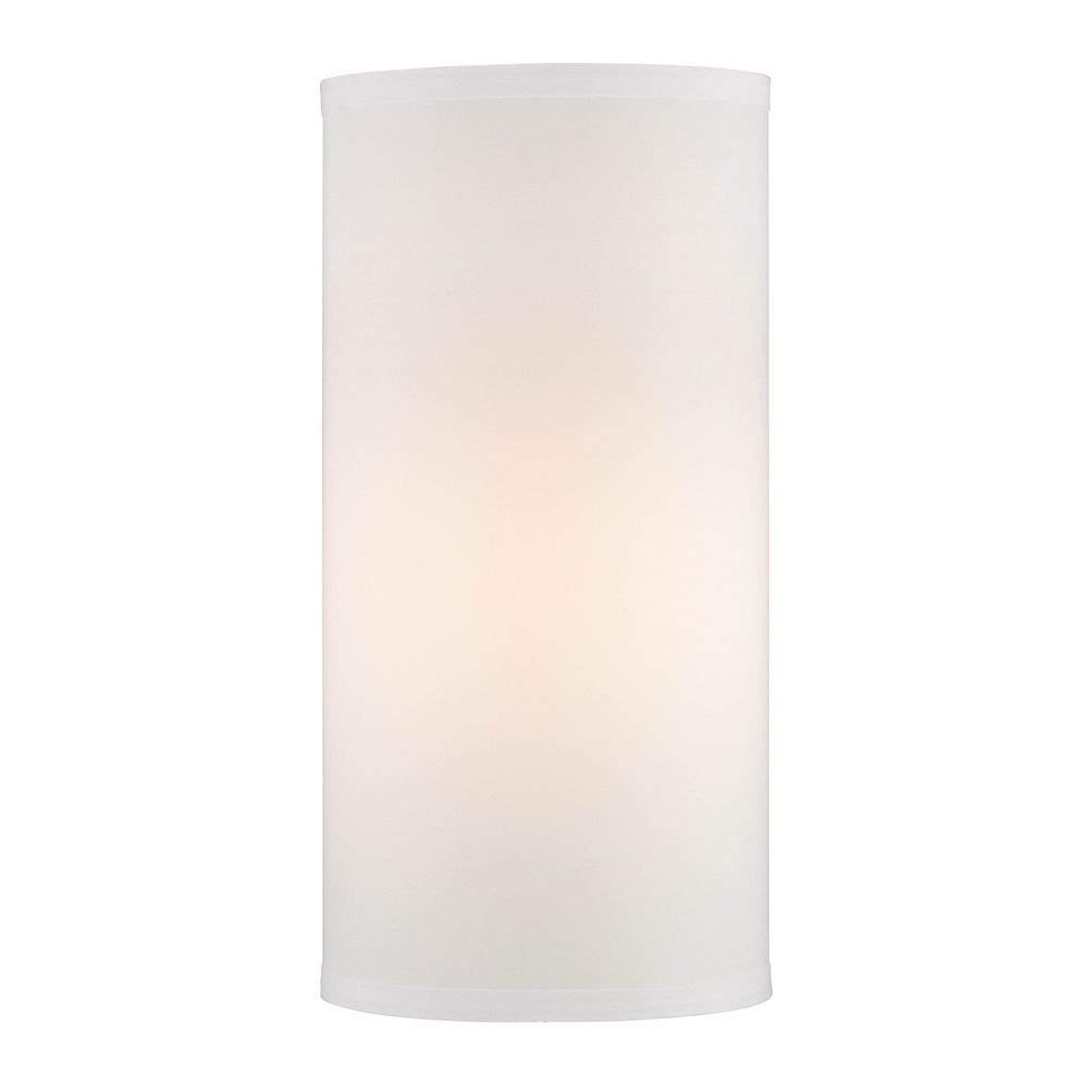 Frosted Glass Hurricane Candle Holder - 2.5 x 5 Inch Open Ended Chimney for Pillar Candles - Elegant Home Decor for Dining Table, Wedding Centerpiece & Romantic Ambiance