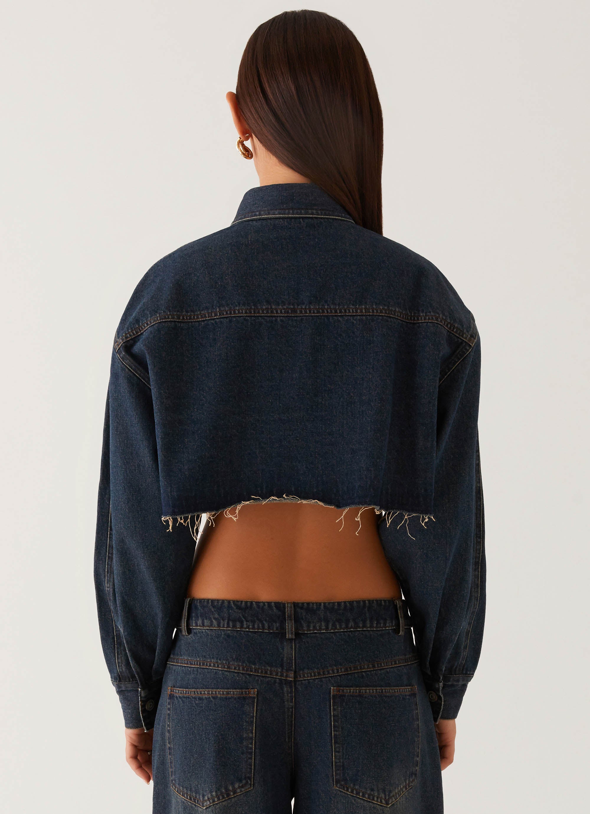 Colorado Cropped Jacket - Women's Lightweight Denim Jacket in Blue | Perfect for Spring & Fall Layering, Casual Outfits, and Outdoor Adventures