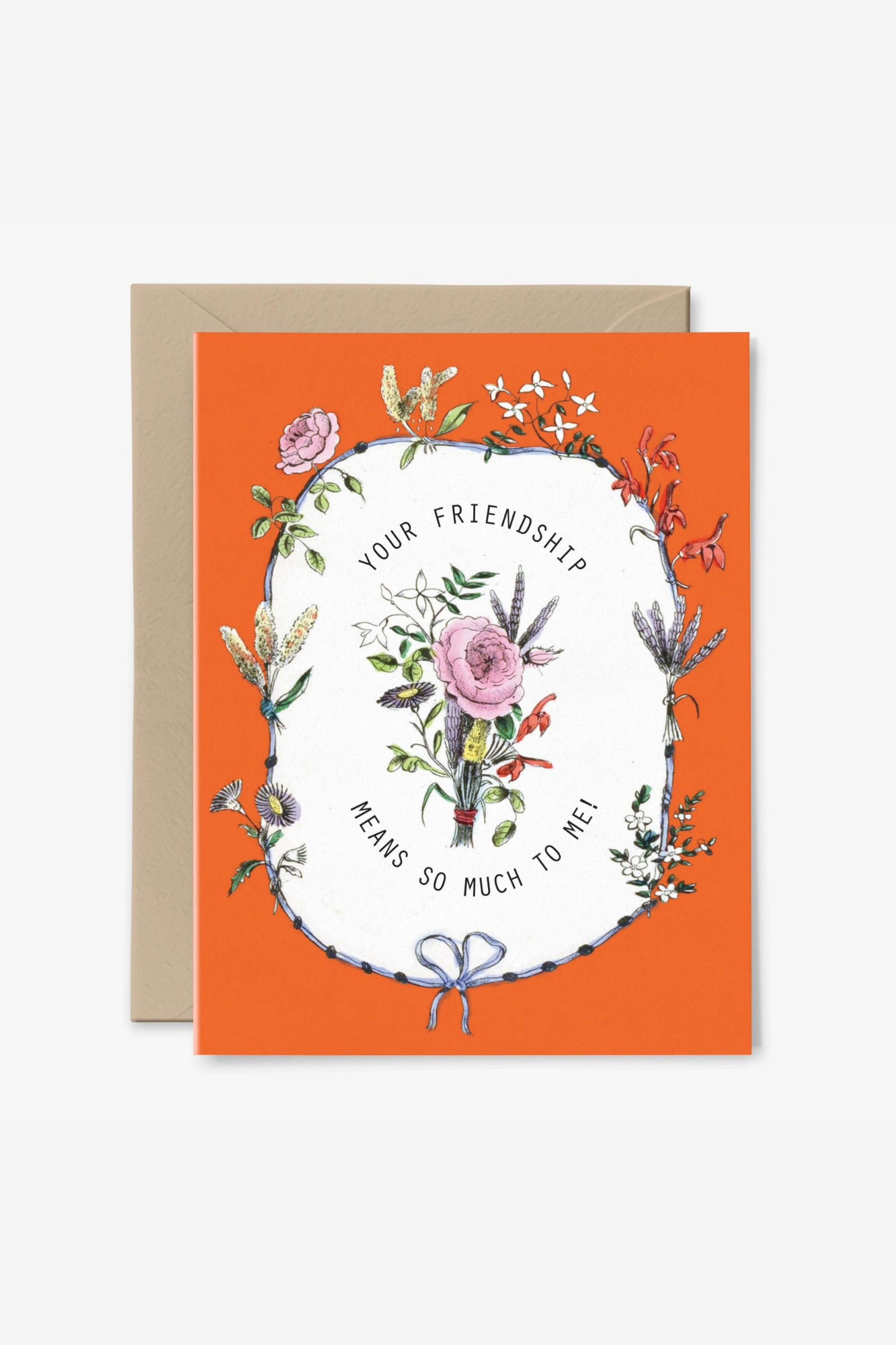 Your Friendship Means So Much Greeting Card - Heartfelt Thank You Card for Best Friends, Birthday, Anniversary - Perfect for Special Occasions & Gift Giving