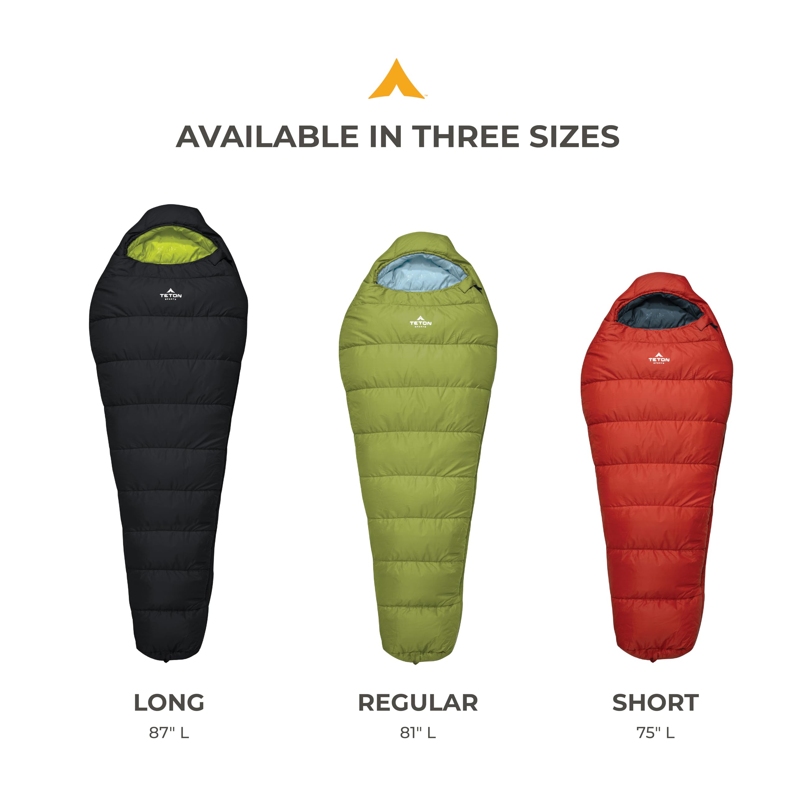 TETON Sports LEEF Ultralight Mummy Sleeping Bag - 3-4 Season Compact Sleeping Bag for Backpacking, Hiking & Camping | Includes Free Stuff Sack | Ideal for Outdoor Adventures & Cold Weather Camping