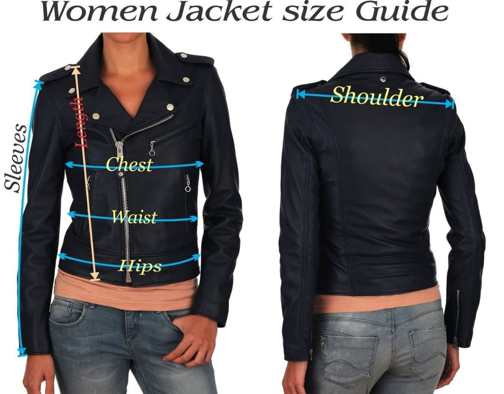 Women's Real Leather Motorcycle Jacket - Stylish Quilted Bomber Biker Outerwear for Women (Black) | Perfect for Riding, Casual Wear & Night Out