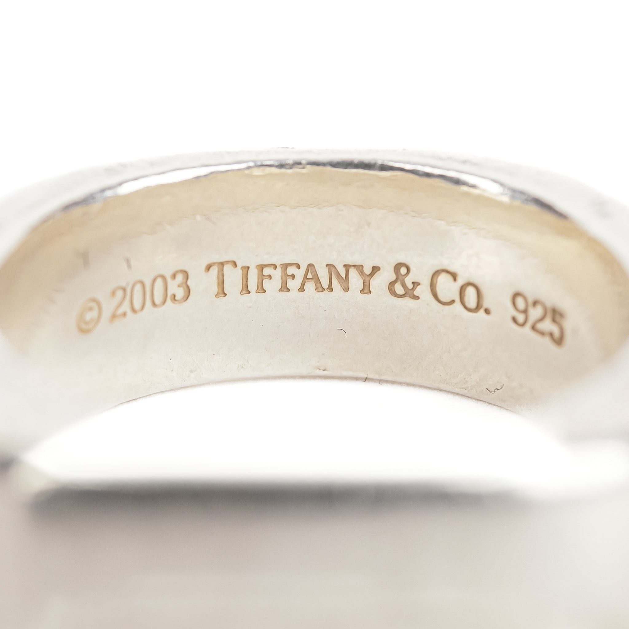 Tiffany & Co Sterling Silver Square Band Ring for Women - Elegant Minimalist Jewelry for Everyday Wear, Gifts & Special Occasions