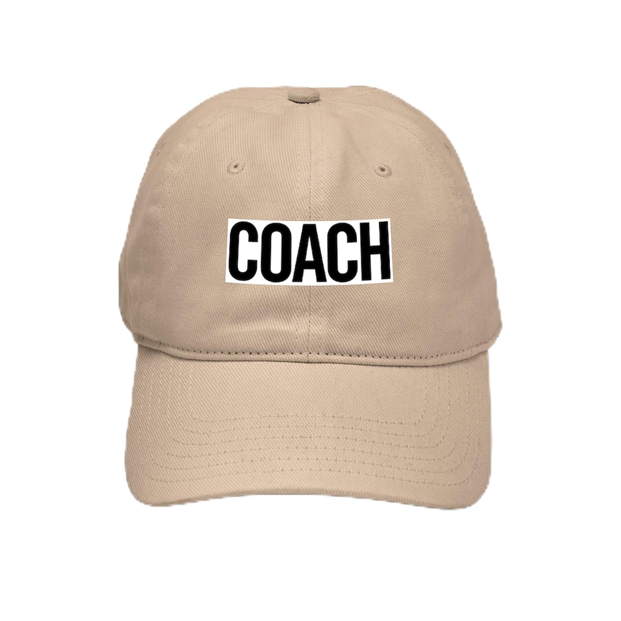 Coach Black Adjustable Baseball Cap for Sports & Outdoors