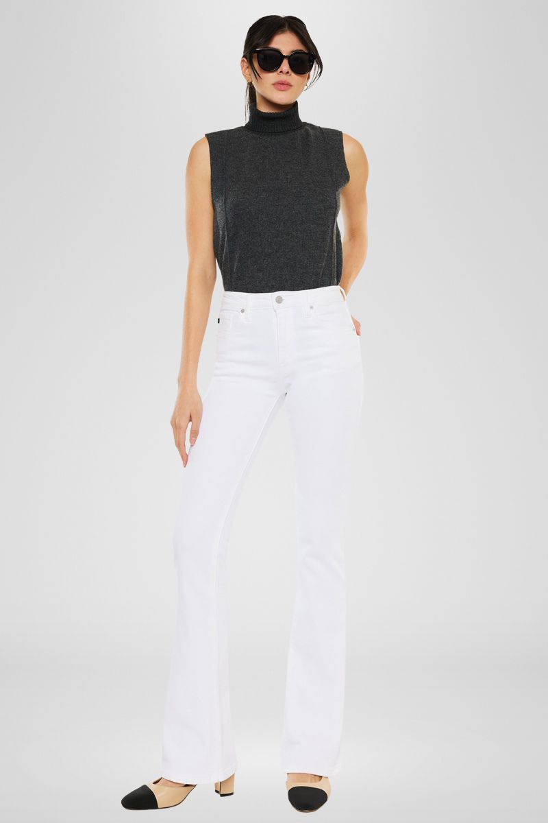 Paulina High Rise Bootcut Jeans for Women - Stretchy Denim Pants with Flattering Fit | Perfect for Casual Wear, Office & Night Out