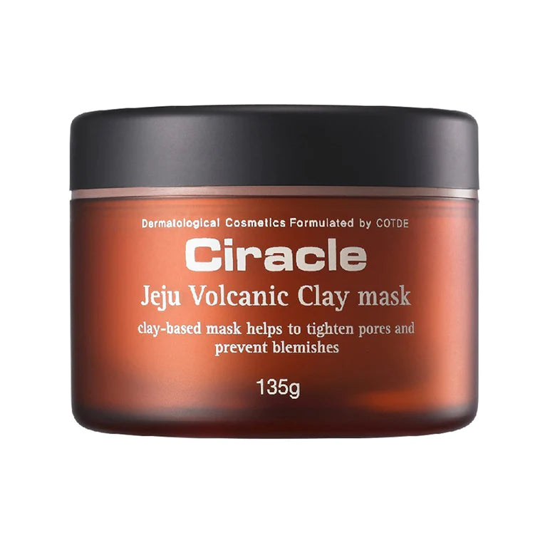 Ciracle Jeju Volcanic Clay Mask 135g - Deep Pore Cleansing & Oil Control Facial Mask for Acne & Blackheads - Perfect for Oily & Combination Skin Care Routine
