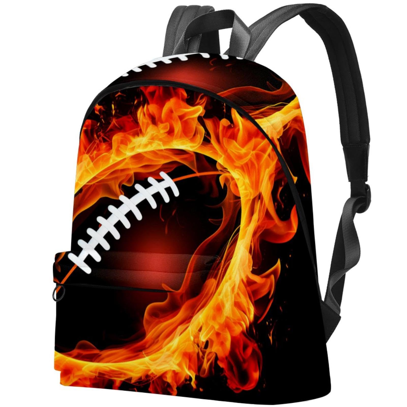 Stylish Travel Backpack for Women & Men - Durable American Football Design Backpack for Hiking, Commuting & College Campus Use