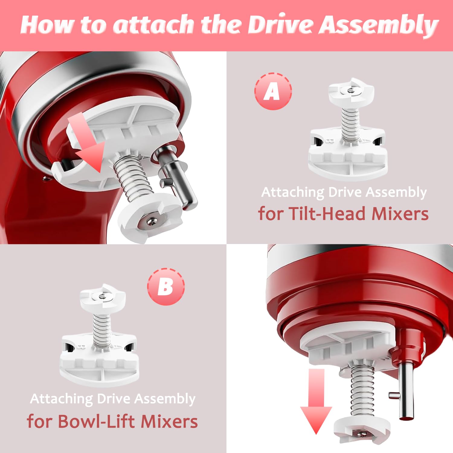 KitchenAid Ice Cream Maker Mixing Paddle - Replacement Part for Stand Mixer Attachments, Perfect for Homemade Frozen Treats and Desserts