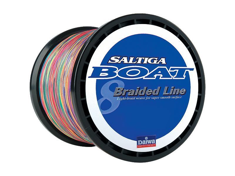 Daiwa Saltiga Boat Braid Fishing Line - Multi-Color Filler Spool for Saltwater & Offshore Angling - Perfect for Deep Sea Fishing, Trolling, and Big Game Fishing
