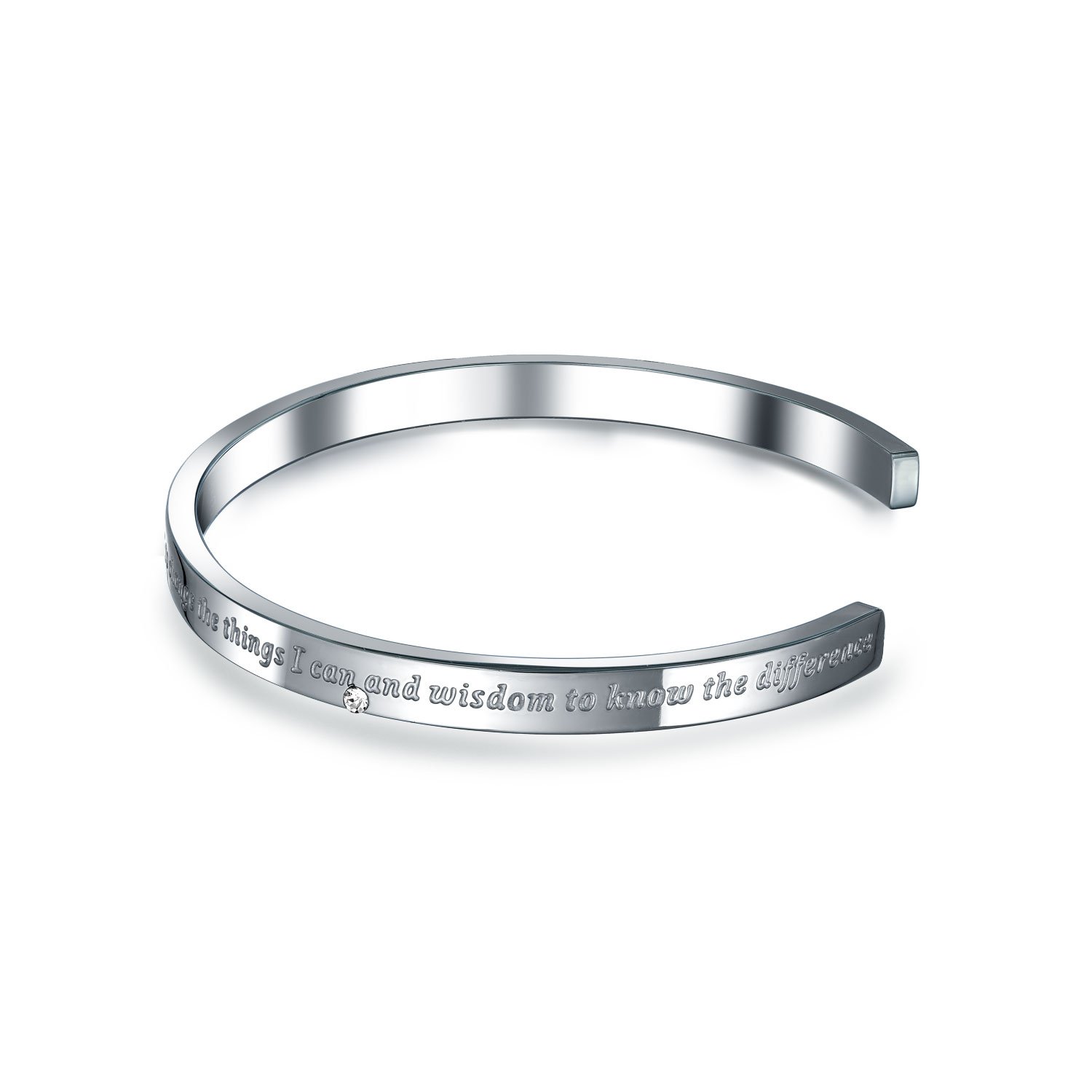 Customizable Unisex Stackable Bangle Bracelet - Black & Silver for Men & Women | Everyday Wear & Gifting