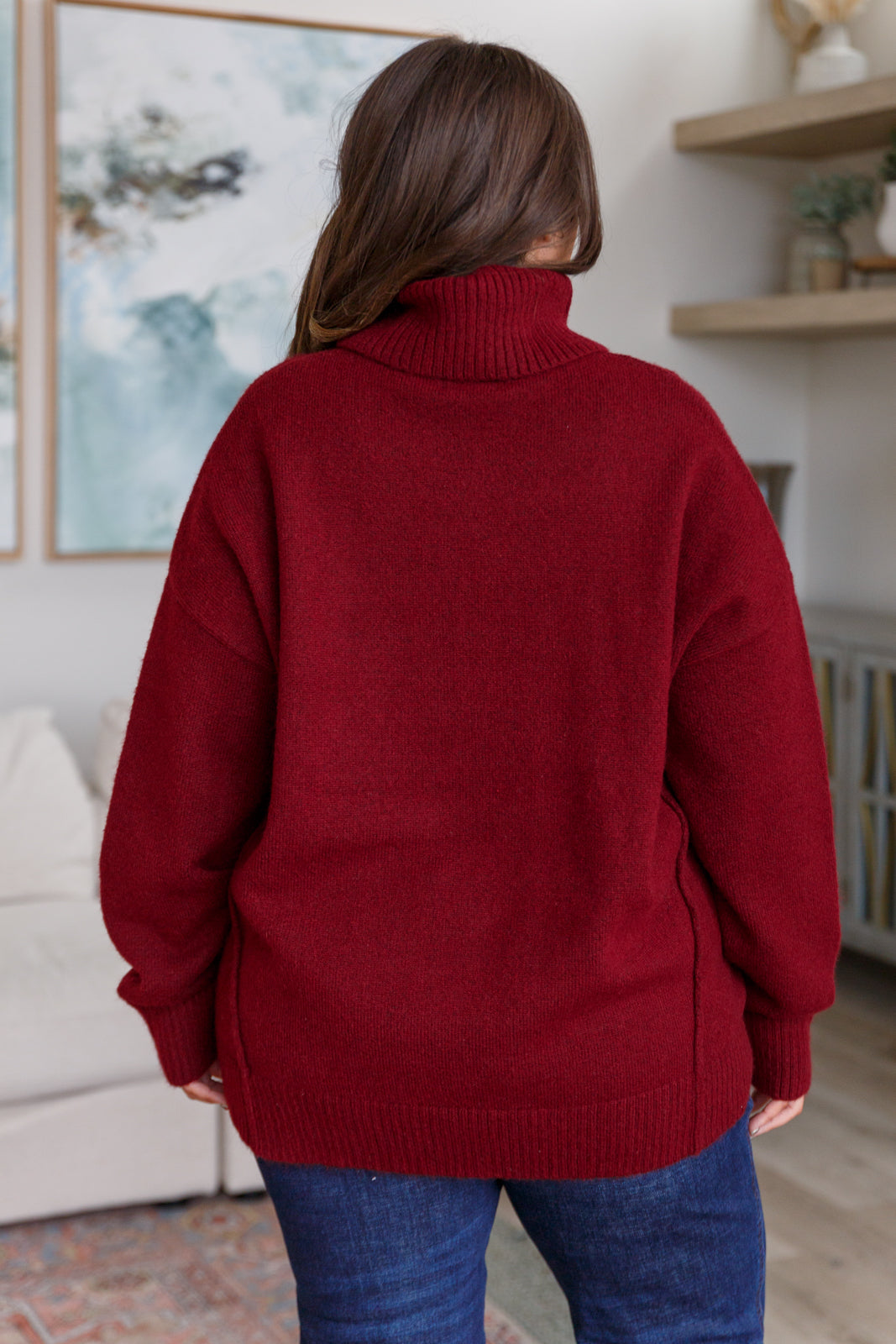 Envelop Me Turtleneck Sweater for Women - Soft Winter Knit Pullover | Cozy Office Wear & Casual Outfits