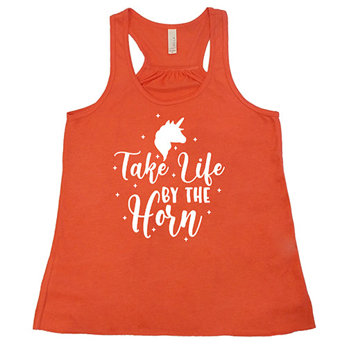 Take Life By The Horns T-Shirt - Motivational Quote Tee for Men & Women - Perfect for Gym, Workouts, and Everyday Inspiration