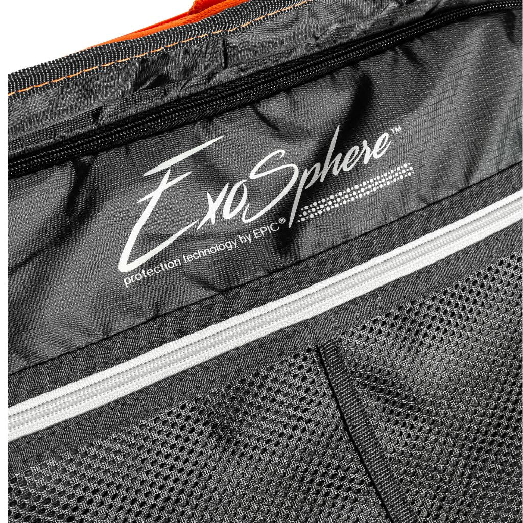 Epic GTO 5.0 55cm Lightweight Carry-On Suitcase in Neon Orange - Perfect for Air Travel & Weekend Getaways