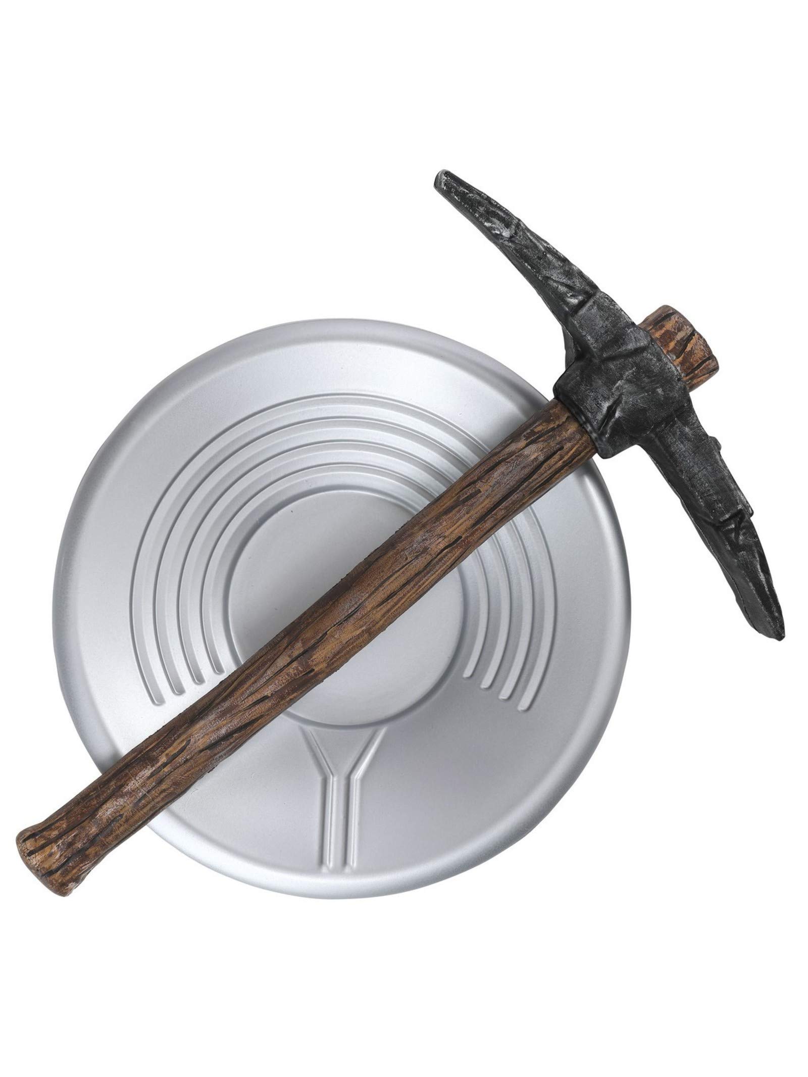California Costumes Prospector Pick Axe and Gold Pan Set - Authentic Mining Tool Kit for Halloween Costumes, Gold Prospecting & Outdoor Adventures