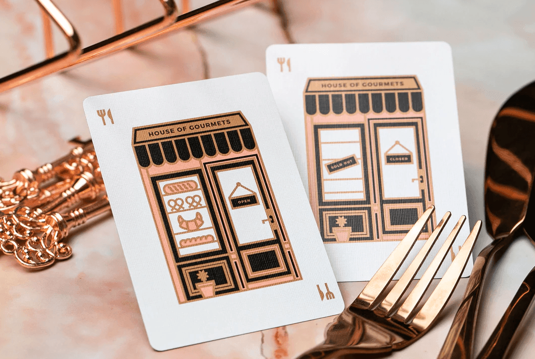 Premium Gourmet Playing Cards - Elegant Design for Poker, Blackjack & Game Nights - Perfect for Parties, Gifts & Casino Themed Events