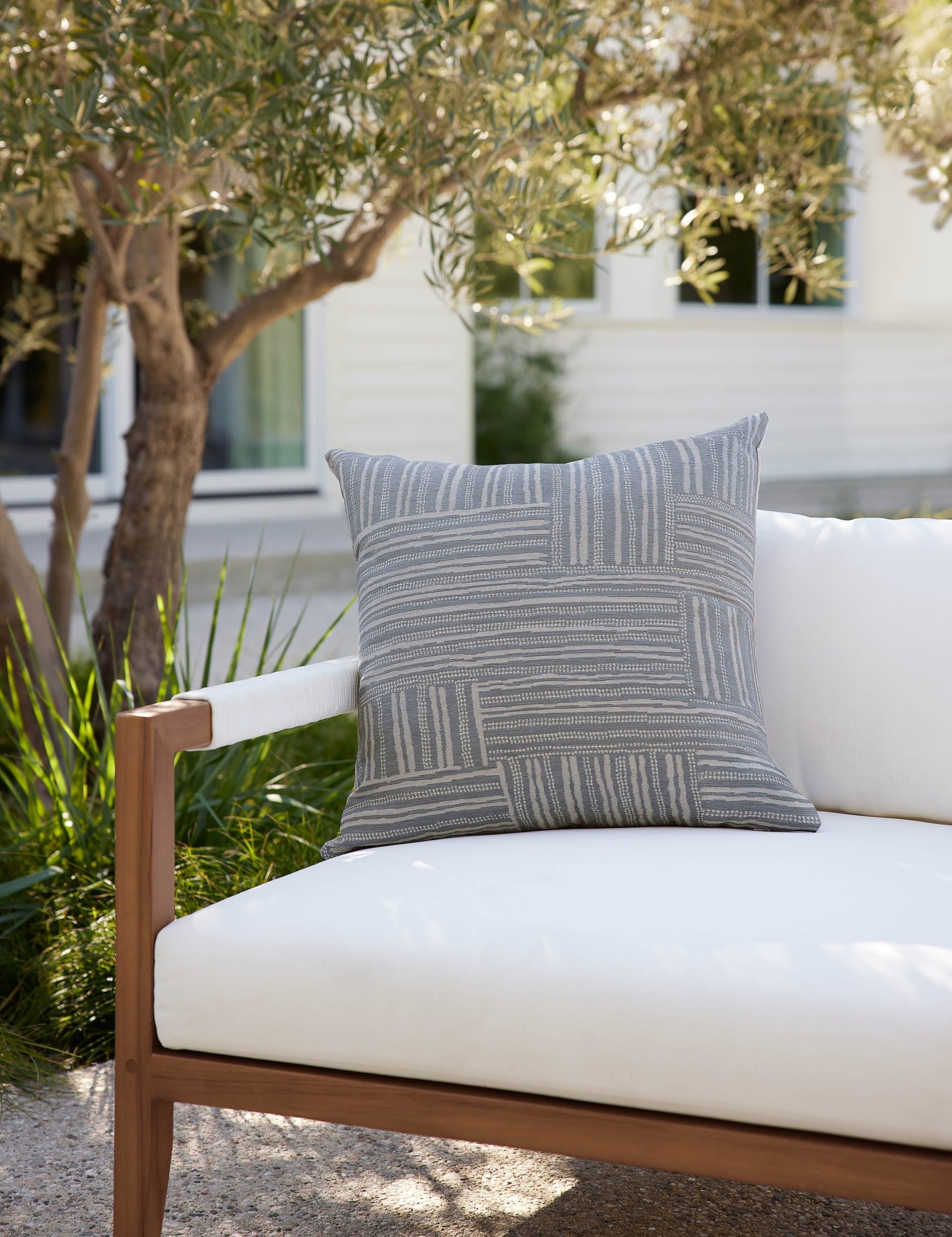 Gabriella Decorative Throw Pillow Covers - Indoor Outdoor Waterproof Cushion Covers for Patio, Sofa, Bedroom - Boho Chic Home Decor Accent Pillow