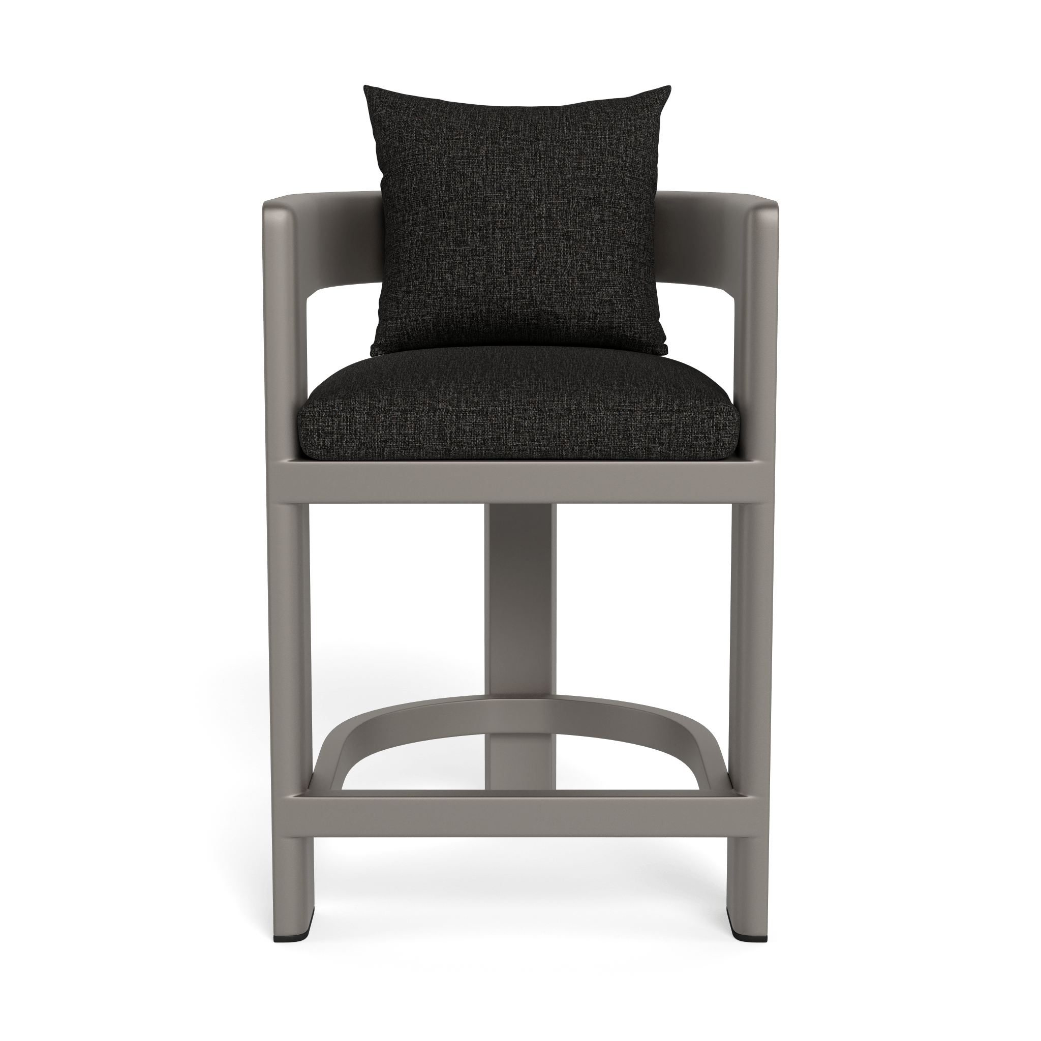 Victoria Aluminum Counter Stool - Modern Bar Stools for Kitchen Island, Breakfast Nook & Home Bar - Adjustable Height & Comfortable Seat - Perfect for Dining, Entertaining & Small Spaces
