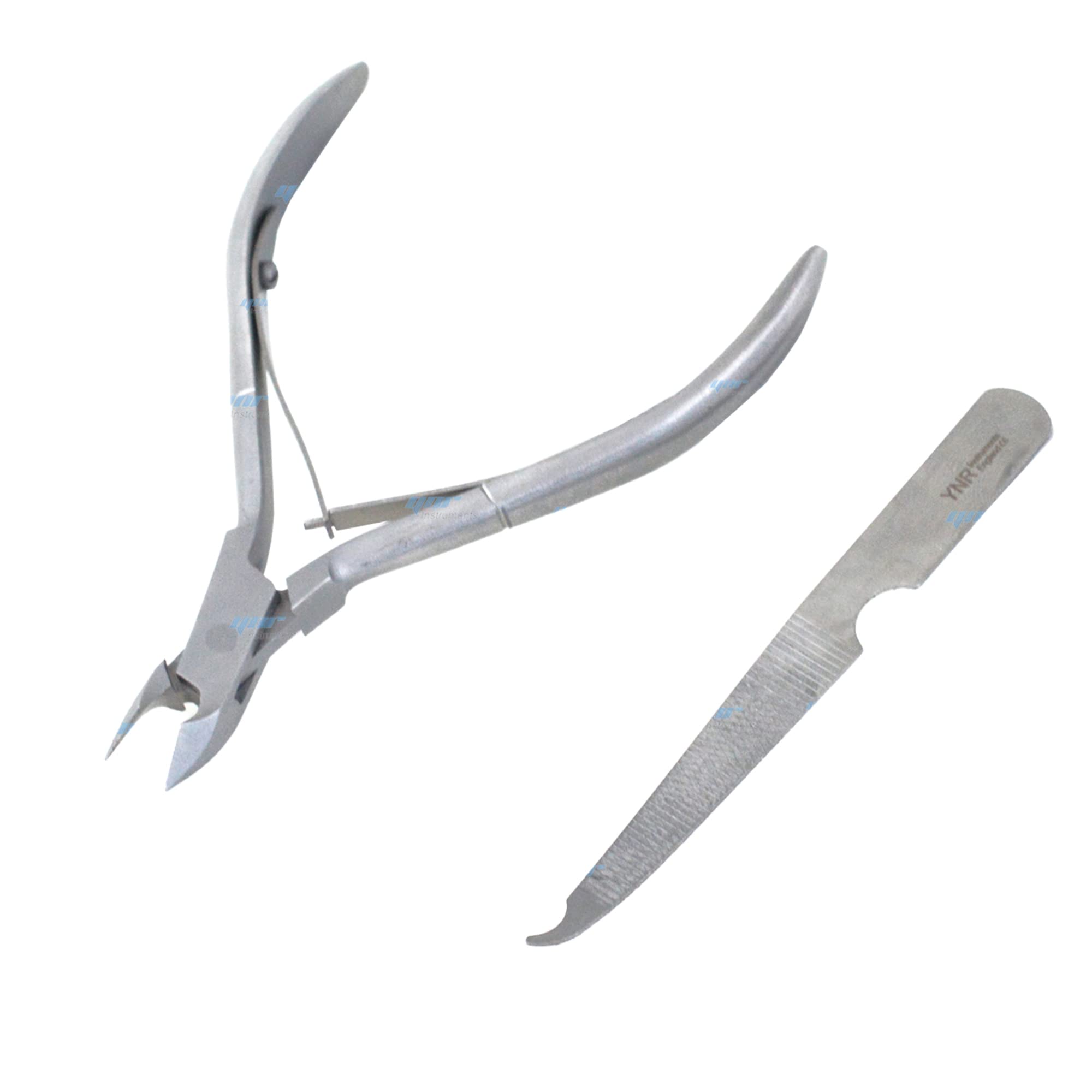 Professional Manicure Set - YNR Nail Clippers, Cuticle Remover & Pusher Tool for Perfect Nail Care - Ideal for Home Salon, Travel & DIY Nail Treatments