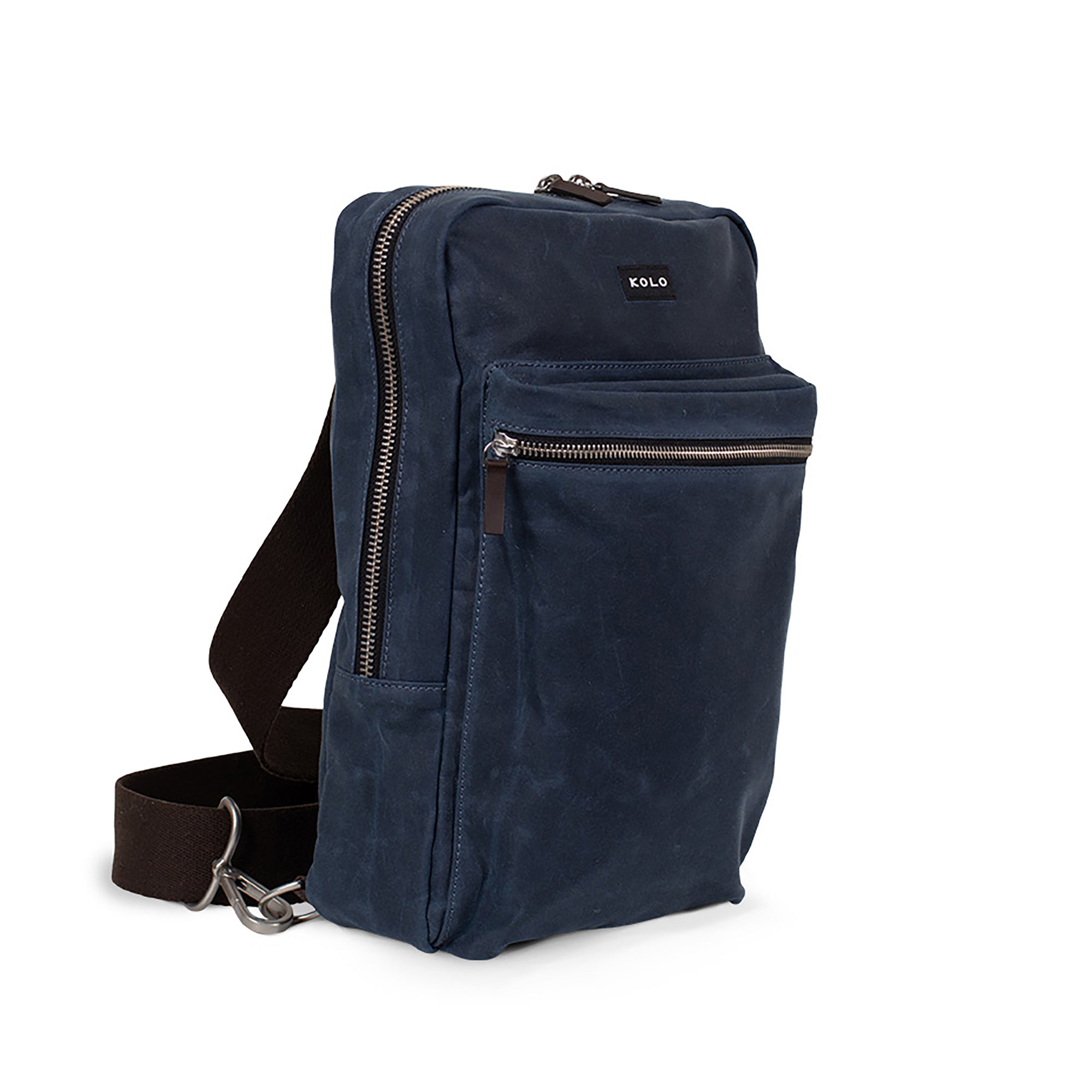 Derby Sling Bag Wax Leather Crossbody Bag for Men & Women - Stylish & Durable for Travel, Work & Everyday Use