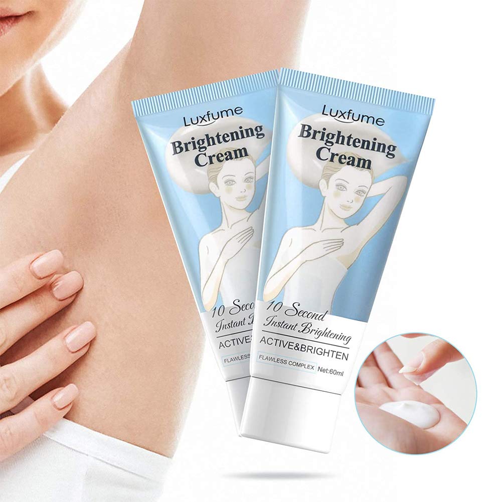 TEEROVA Skin Brightening & Whitening Cream - 60ml Dark Spot Corrector for Armpits, Bikini Area, Neck, Knees & Elbows | Intimate Area Lightening Moisturizer | Perfect for Daily Use & Special Occasions