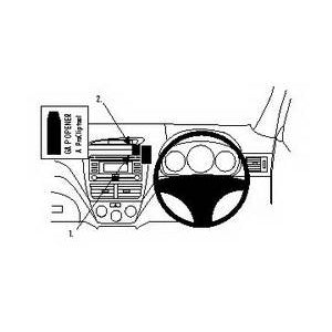 No Holes Center Dash Mount for Subaru Forester (2008-2012) & Subaru Impreza (2008-2012) - Secure Phone Holder for GPS Navigation & Hands-Free Driving