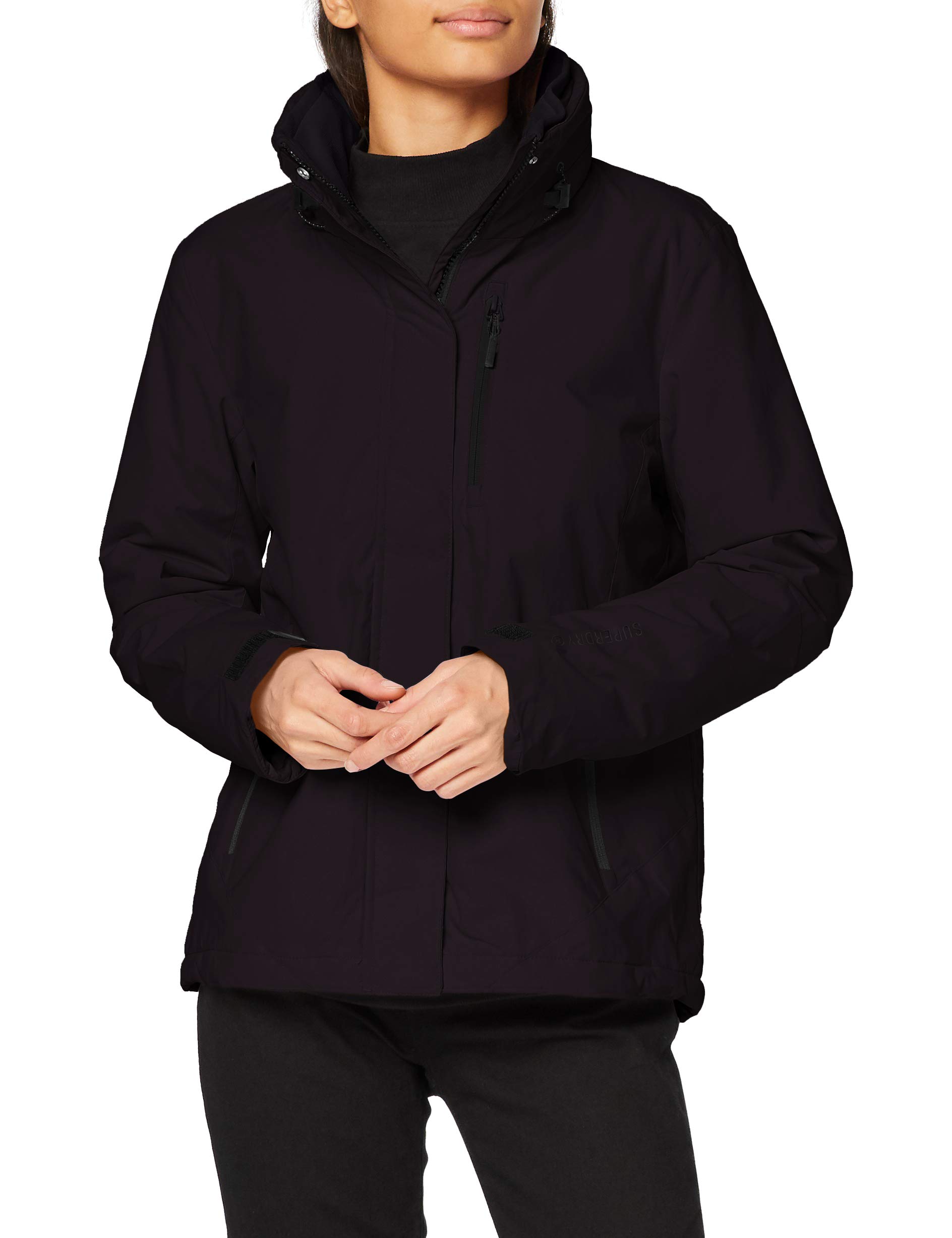 Superdry Women's Waterproof Hurricane Jacket - Lightweight Windbreaker for Outdoor Hiking, Running & Travel