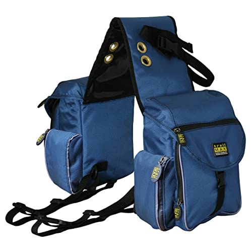 Blue with Grey Piping