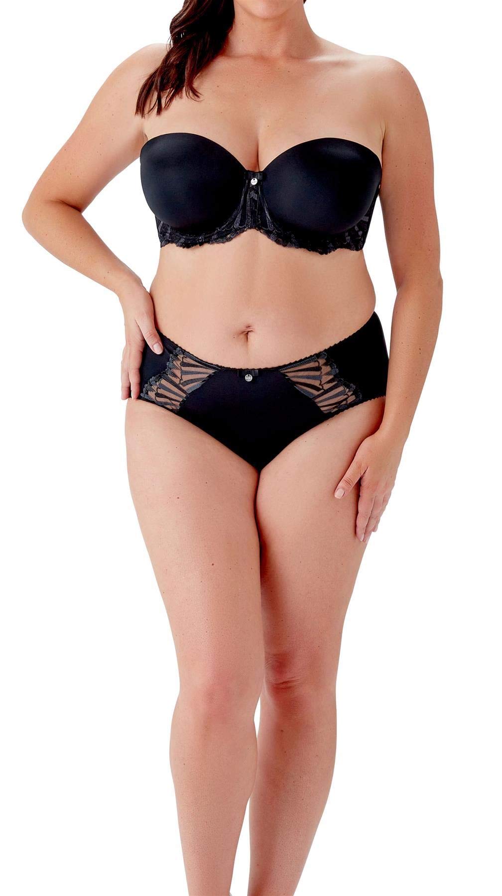 Women's Multiway Support Bra - Comfortable & Adjustable Strapless Bra for Everyday Wear - Black, Size 40D - Perfect for Workouts, Evening Wear & Special Occasions