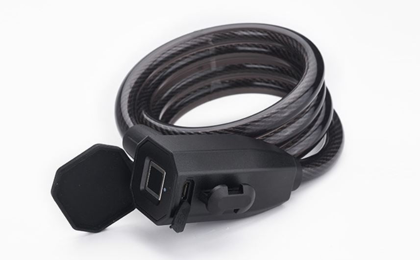 Milex Fingerprint Bike Lock - Secure & Keyless Bicycle Lock with Biometric Technology - Perfect for Commuting, Cycling & Outdoor Adventures