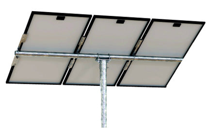 Tamarack Solar Top of Pole Mount for Portrait Orientation - UNIPGRM/3P1 - Perfect for Off-Grid Solar Panel Installation on Farms, Cabins & Remote Locations