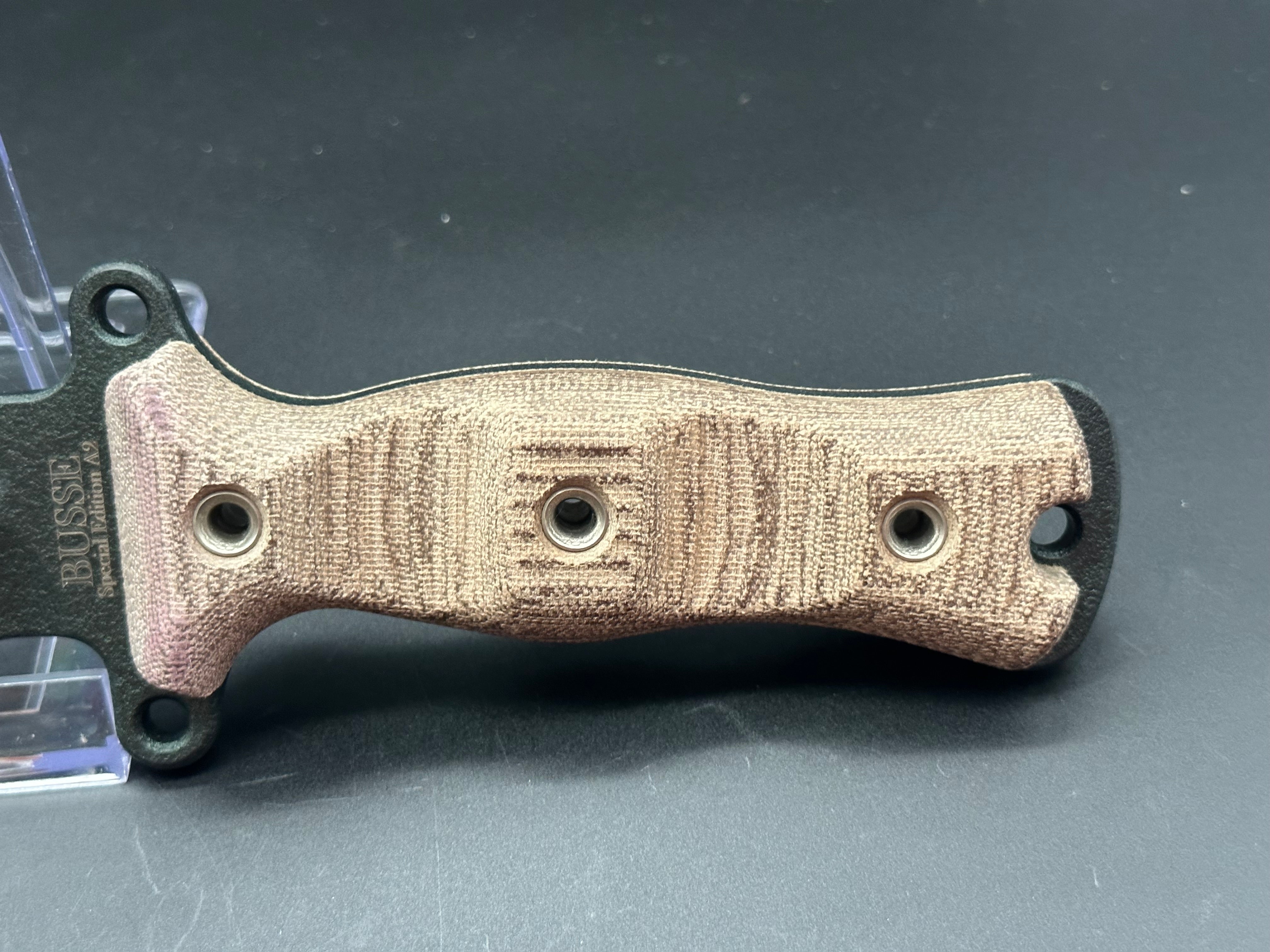 Busse Team Gemini Light Brigade A2 Edition - Premium Tactical Knife for Outdoor Survival, Camping & Hunting | High-Performance Fixed Blade for Bushcraft & EDC