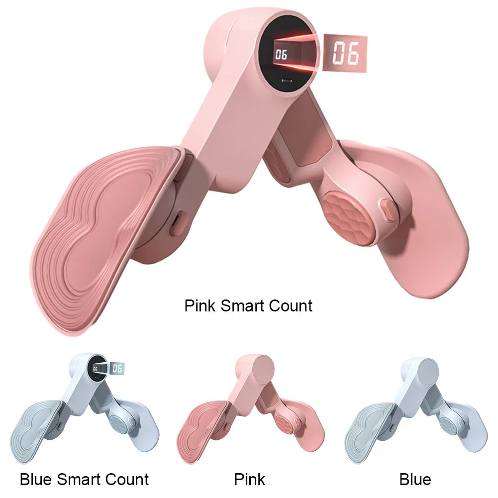 Pelvic Floor Muscle Trainer - Non-Slip Inner Thigh Exercise Equipment with Counter | 360° Adjustable for Hips & Glutes Workout | Perfect for Home Gym, Postpartum Recovery & Women's Fitness